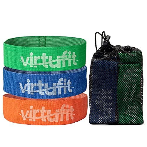 VirtuFit Mini-Widerstandsbänder-Set - Baumwolle - 3 Stück - Inklusive Aufbewahrungstasche von VirtuFit