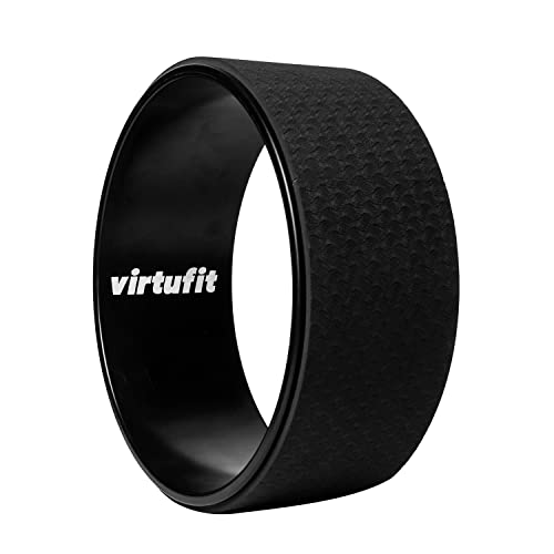 VirtuFit Premium Yoga Rad - 33 cm - Onyx Schwarz von VirtuFit