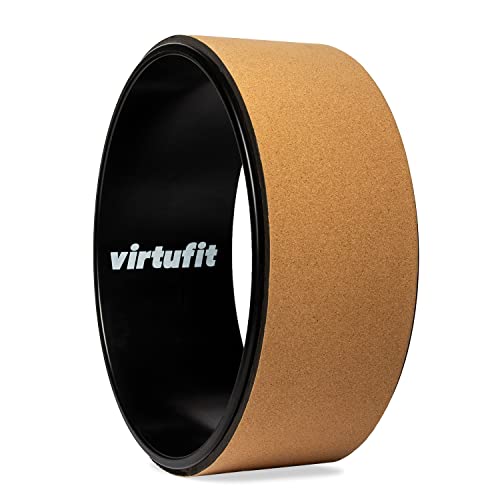 VirtuFit Premium Kork Yoga Rad - Ökologisch - 33 cm von VirtuFit