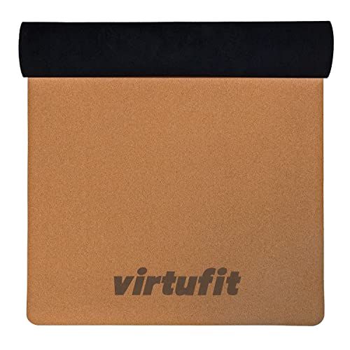 VirtuFit Premium Kork Yogamatte - Ökologisch - 183 x 61 x 0,5 cm von VirtuFit