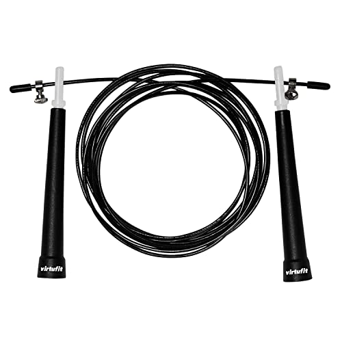 VirtuFit Speedrope - Springseil - Verstellbar - Schwarz von VirtuFit