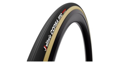 vittoria corsa pro 700 mm tubeless ready road tire soft graphene g2 0   silica compound beige sidewalls von Vittoria