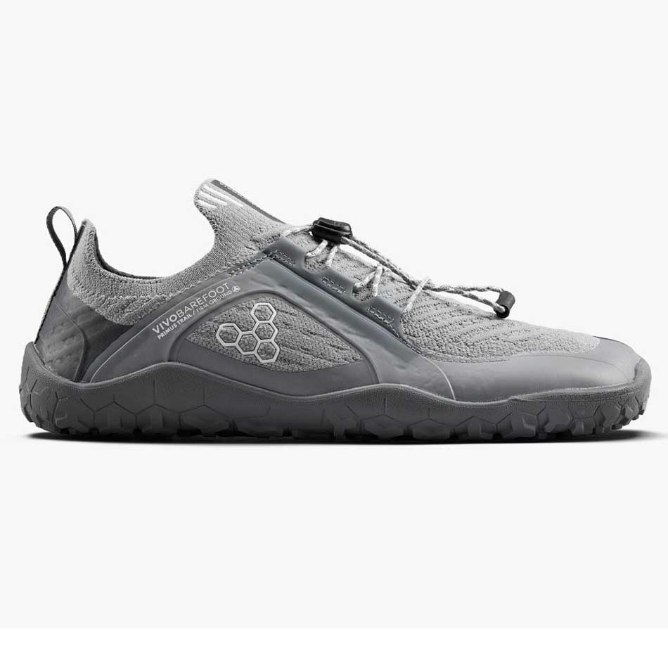 Vivobarefoot Primus Trail Knit Fg Barefoot Trail Running Shoes Grau EU 42 Mann von Vivobarefoot