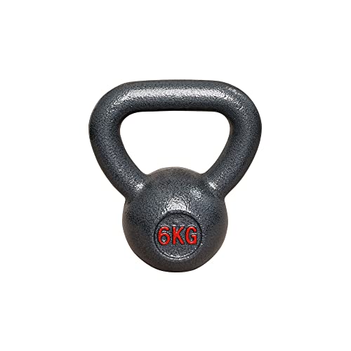 Vivol Kettlebell 6kg aus Gusseisen - Kugelhantel Gusseisen Training Gewicht für Gym, Crossfit und Fitness zu Hause - von 6kg bis 20 kg von Vivol