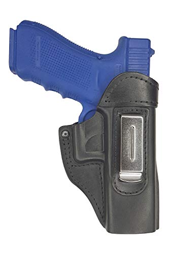 VlaMiTex IWB 4 Leder Holster für Glock 17 22 31 37 Schwarz von VlaMiTex