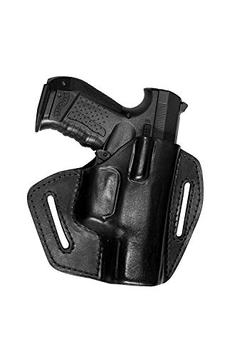 VlaMiTex UX Pistolen Leder Schnellziehholster für Glock 17 19 20 21 22 23 25 31 32 37 von VlaMiTex
