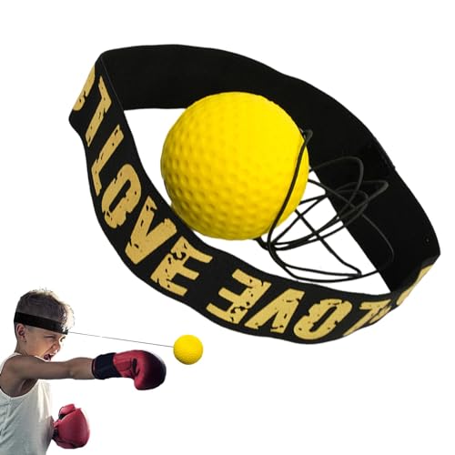Vllold Boxer-Reflexball, Boxtrainingsball,Reflexball-Stirnband für Kinder - Trainieren Sie die Hand-Auge-Koordination mit Boxbällen für Schlafzimmer, Wohnzimmer, Innenhof, Parks und Fitnessstudio von Vllold