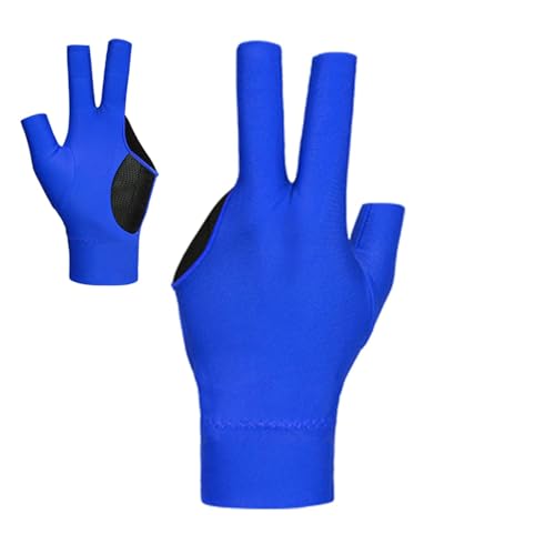 Vllold Poolhandschuhe Billard – Drei-Finger-Pool-Handschuhe, Universal-Queue-Sporthandschuhe, Billard-Trainingshandschuhe, 3-Finger-Billardhandschuhe, Pool-Queue-Handschuhe, von Vllold