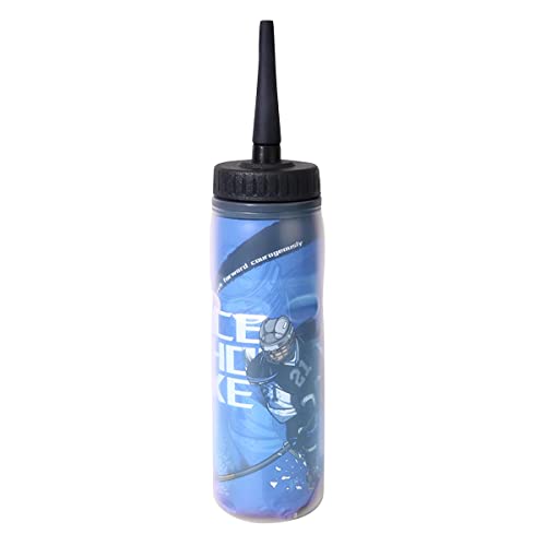 Vocdikficy 600 Ml Eishockey-Wasserflasche, Tragbare FußBall-Flasche, Klassisches Sportflaschen-MundstüCk mit VerläNgerter Spitze von Vocdikficy