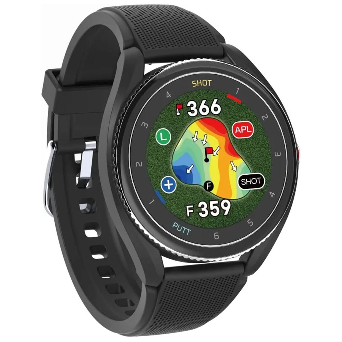Voice Caddie T9 Golf GPS Watch, Black | American Golf von Voice Caddie