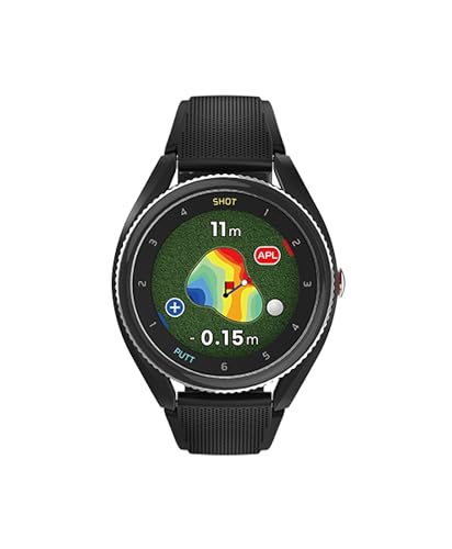 Voice Caddie Unisex für Erwachsene T9 Golf GPS Watch-Black Uhr, schwarz, One Size von Voice Caddie