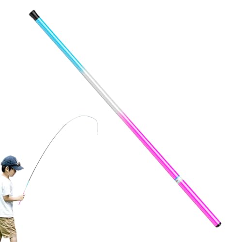 Kleine Angelrute, Bach-Angelrute - Ultrakurzer Mini-Handstock | Mini-Stream-Rutenspielzeug für Jungen und Mädchen für Outdoor-Abenteuer von Voihamy
