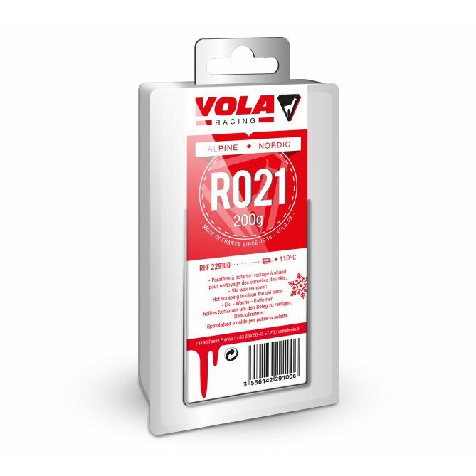 Vola Solid Defibrillator Wax Rot 200 g von Vola
