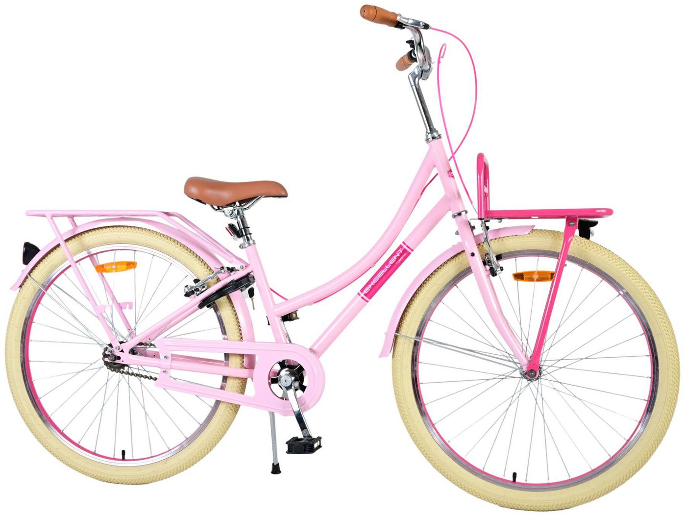 Volare Kinderfahrrad Kinderfahrrad Excellent Fahrrad für Mädchen 26 Zoll Kinderrad in Rosa von Volare