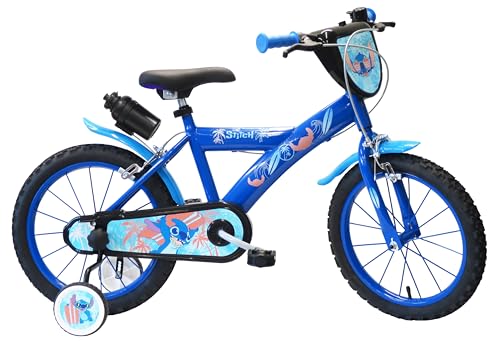 albri Babys (Jungen) Stitch Fahrrad 16 Zoll, blau, pollici von Volare