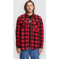 Volcom Bowered Fleece Hemd lifeguard red von Volcom
