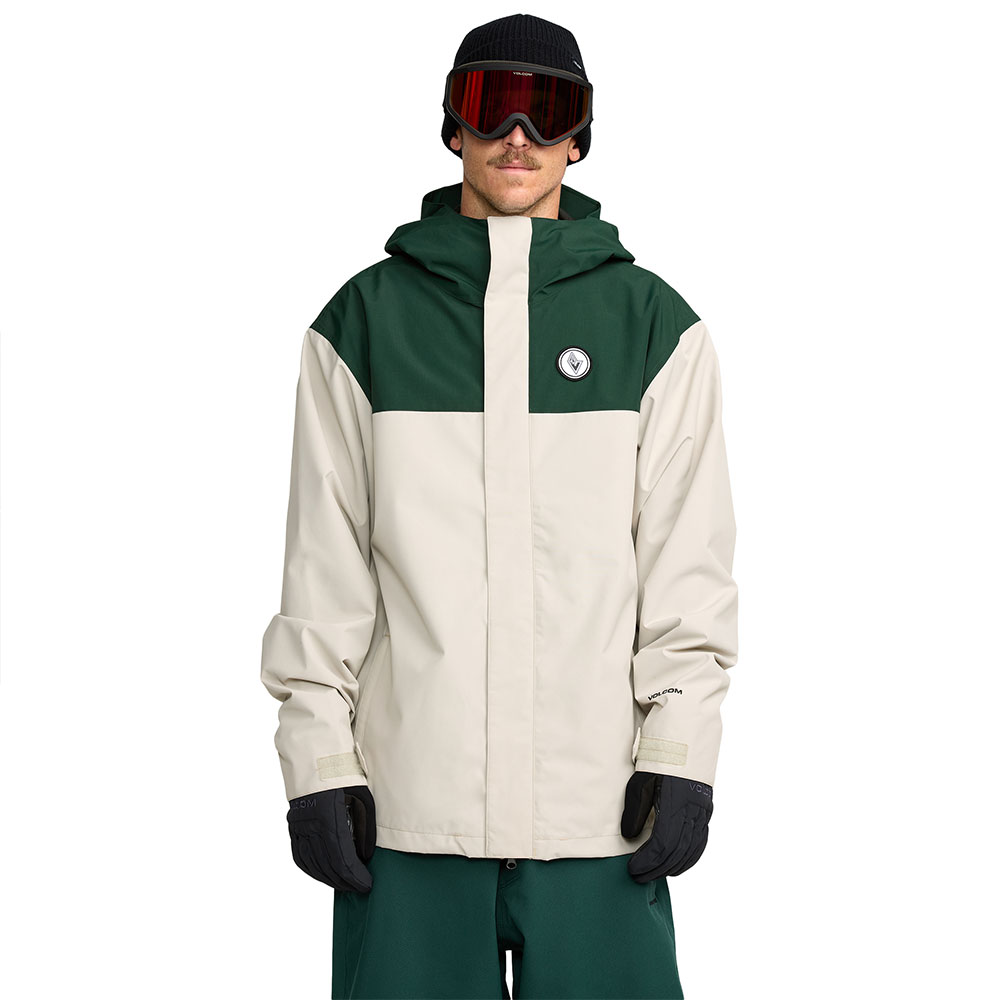 Volcom Buckthreeeighty Jacket Beige S Mann von Volcom