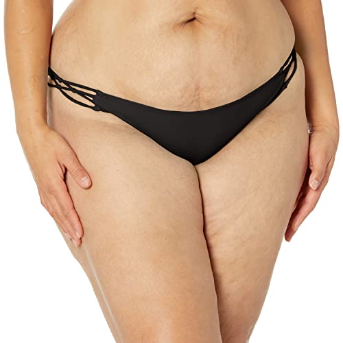 Volcom Damen Simply Solid Full Bikini Unterteile, New Black, S EU von Volcom