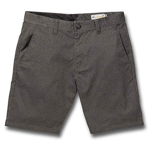 Volcom Herren Frickin Mdrn Stch 19 Kurze Hosen, Kohle (Charcoal Heather), 36 von Volcom