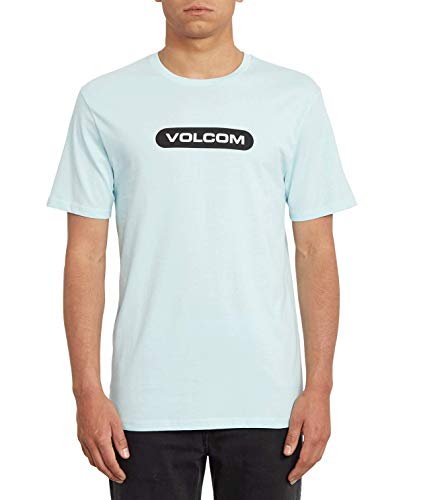 Volcom Herren New Euro BSC SS T-Shirt, Resin Blue, S von Volcom