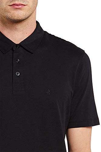 Volcom Herren-Polo Wowzer S/S, gestrickt S schwarz von Volcom