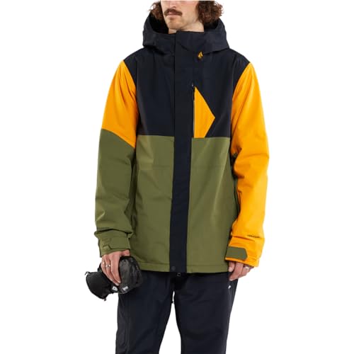 Volcom Herren Ski- Snowboardjacke L Ins Gore-Tex Jacket, Größe:L, Farben:gold von Volcom
