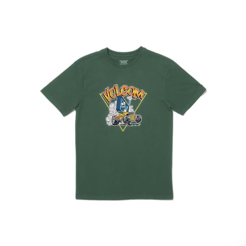 Volcom T-Shirt Hot Rodder Fir Green für Jungen, Größe M, Grün von Volcom