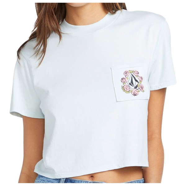 Volcom - Women's Pocket Dial Tee - T-Shirt Gr L;M;S;XL grau;rosa;weiß von Volcom