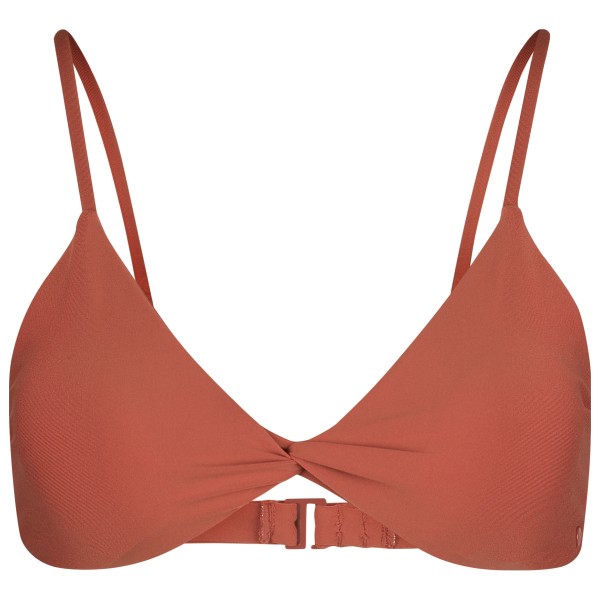 Volcom - Women's Simply Seamless V-Neck - Bikini-Top Gr L orange von Volcom