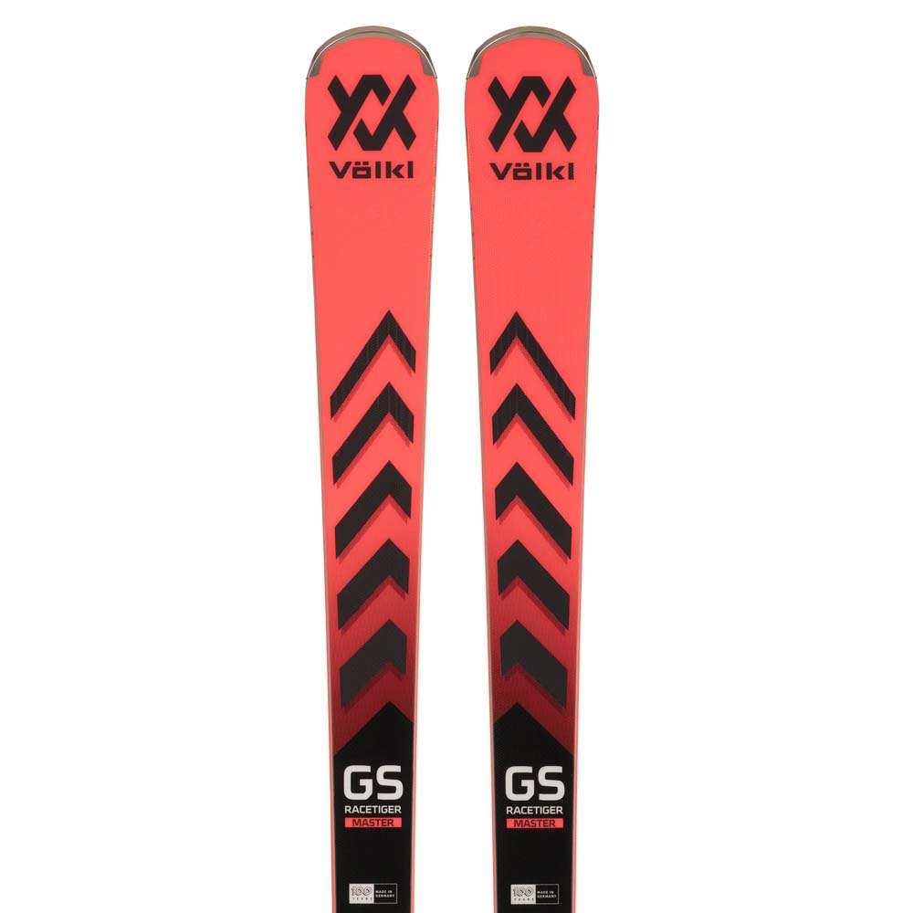 Volkl Racetiger Gs Master+xcomp 16 Gw Alpine Skis Rot 178 von Volkl