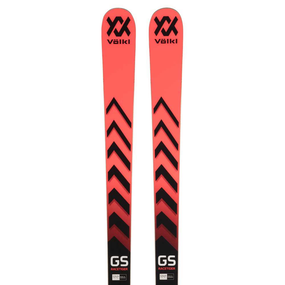 Volkl Racetiger Gs R W/plate Alpine Skis Rot 183 von Volkl
