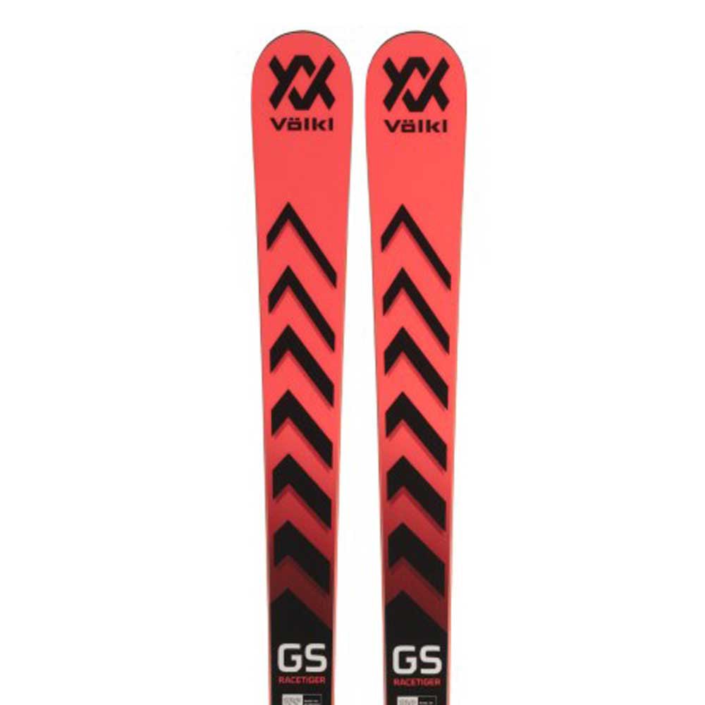 Volkl Racetiger Gs R W/plate Youth Alpine Skis Rot 165 von Volkl