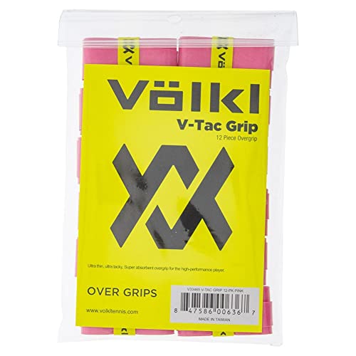 VOLKL V-Tac Grip | Overgrip | Ultradünn | Ultra klebrig | Super saugfähig | Hochleistungs-Tennisgriff von Volkl
