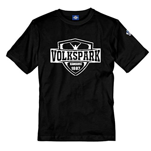 Kinder T-Shirt Volkspark Hamburg 1887 Logo Uni Schwarz 152 von Volkspark Hamburg Streetwear