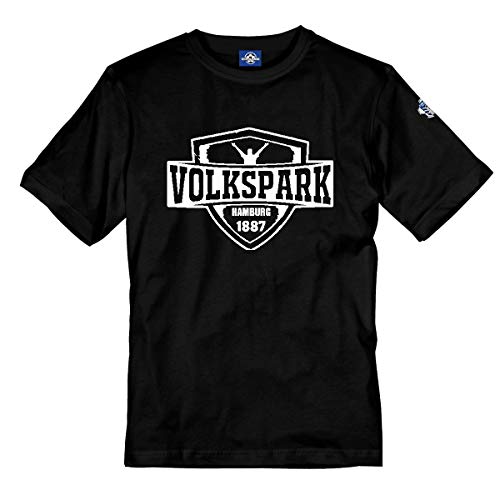 Kinder T-Shirt Volkspark Hamburg 1887 Logo Uni Schwarz 98 von Volkspark Hamburg Streetwear