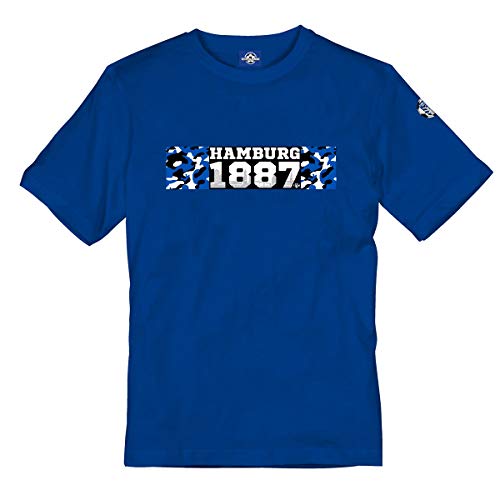 Volkspark Hamburg 1887 Skyline Camo Blau Blau 5XL von Volkspark Hamburg Streetwear