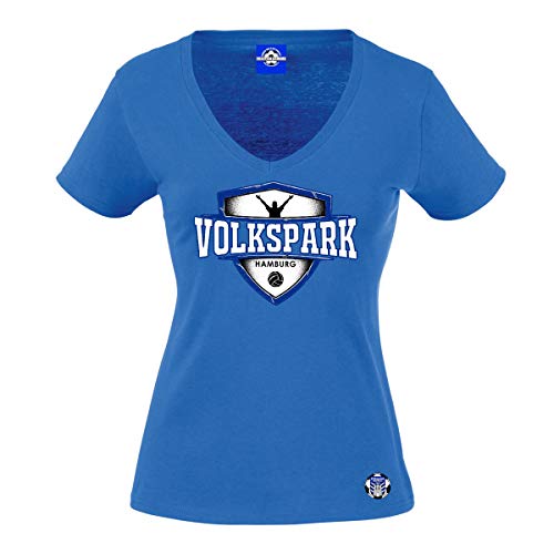 Volkspark Hamburg Frauen Shirt Logo Neu Blau L von Volkspark Hamburg Streetwear