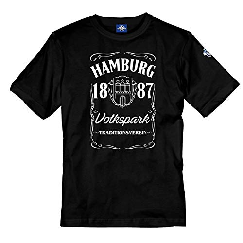 Volkspark Hamburg Herren T-Shirt Jack 5XL Schwarz von Volkspark Hamburg Streetwear