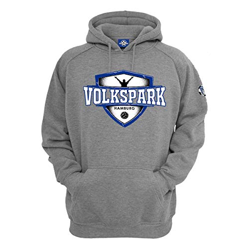 Volkspark Hamburg Hoodie Logo Neu Grau XXL von Volkspark Hamburg Streetwear