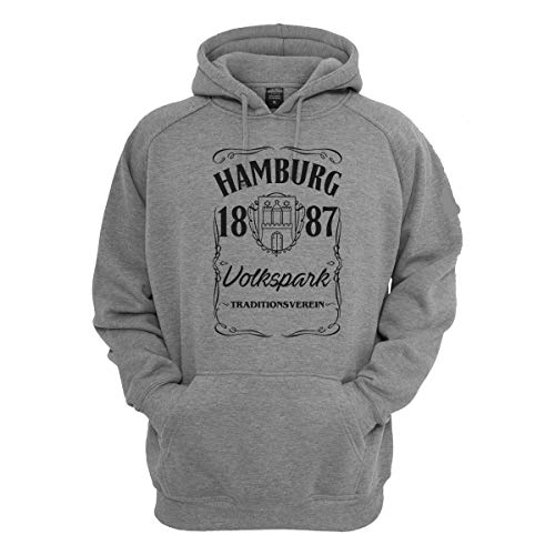 Volkspark Hamburg Hoodie Pullover Jack 5XL Grau von Volkspark Hamburg Streetwear