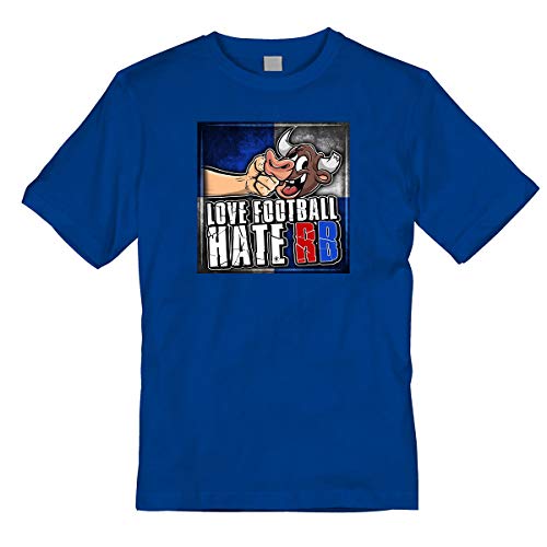 Volkspark Hamburg Shirt Love Football Hate RB Blau 3XL von Volkspark Hamburg Streetwear