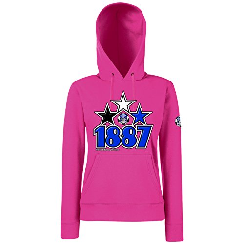 Volkspark Hamburg Streetwear Damenhoodie 1887 Star Pink M von Volkspark Hamburg Streetwear