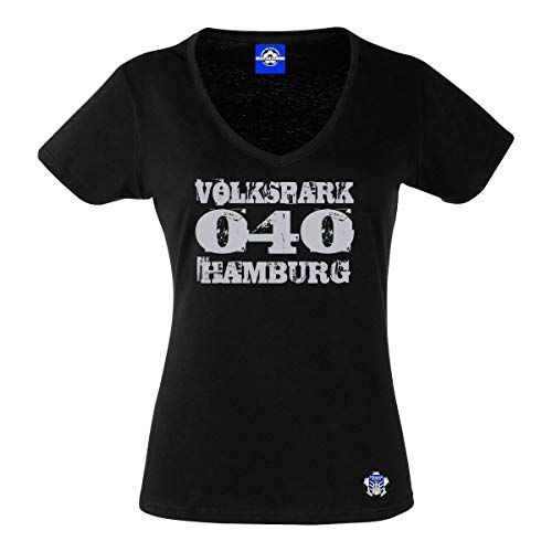 Volkspark Hamburg Streetwear Frauenshirt VPHH 040" Schwarz XL von Volkspark Hamburg Streetwear