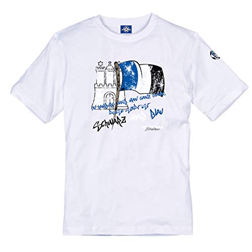Volkspark Hamburg Streetwear Herren Shirt Hammerburg (weiß, m) von Volkspark Hamburg Streetwear