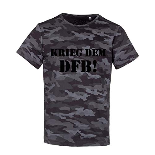Volkspark Hamburg Streetwear Shirt Camo Dark schwarz DFB 1.0 Camouflage XL von Volkspark Hamburg Streetwear