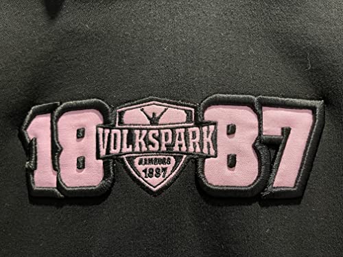 Volkspark Hamburg Streetwear Swaet Kleid Jumping 1887 Stick Schwarz Pink XXL von Volkspark Hamburg Streetwear