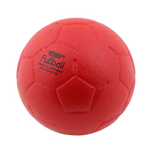 Volley ELE Fußball - Softball - 180 mm - 145 Gramm - Gut springend - Rot von Volley