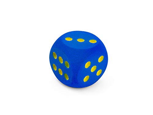 Volley® Kleiner Schaumstoffwürfel - 10 cm - Blau von Volley