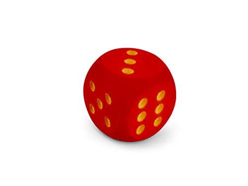Volley® Kleiner Schaumstoffwürfel - 10 cm - Rot von Volley