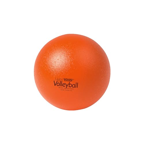 Volley Weichschaumball | Volleyball Light | Geeignet für sämtliche Ballsportspiele | Abwaschbar | Gut springend | Soft-Volleyball | Schaumstoff mit Elefantenstruktur | Ca. 66 cm von Volley